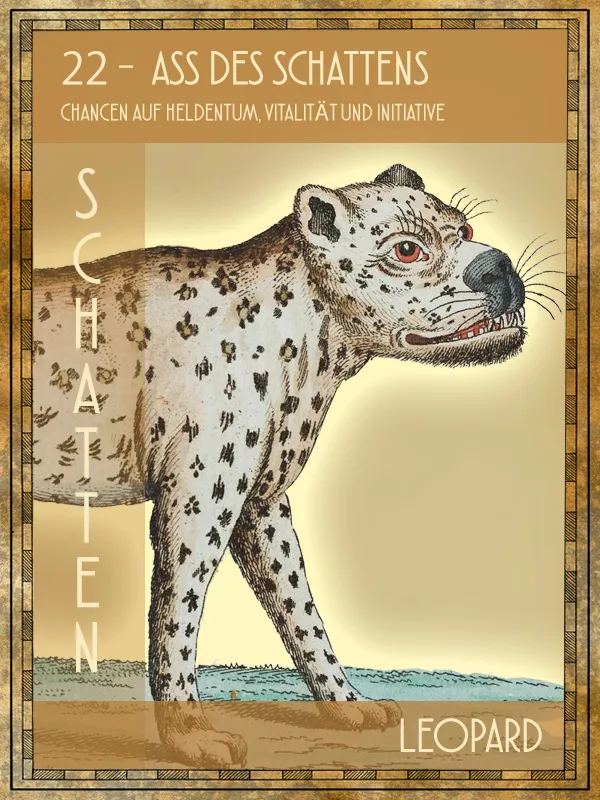 Leopard Tiertarot Leopard