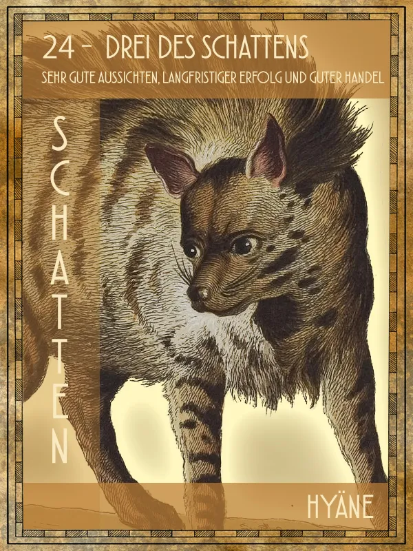 Hyäne Tiertarot Hyäne