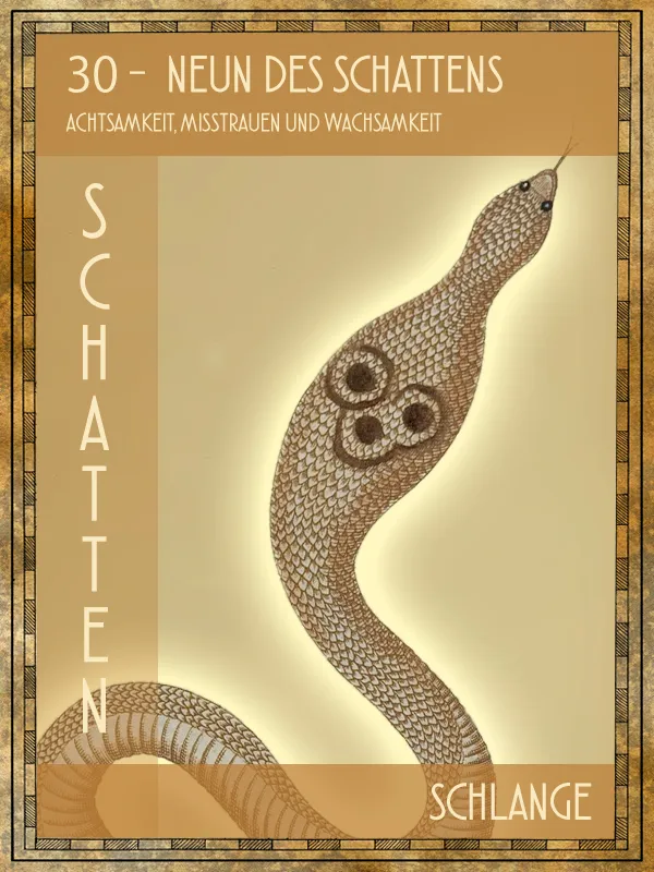 Schlange Tiertarot Schlange