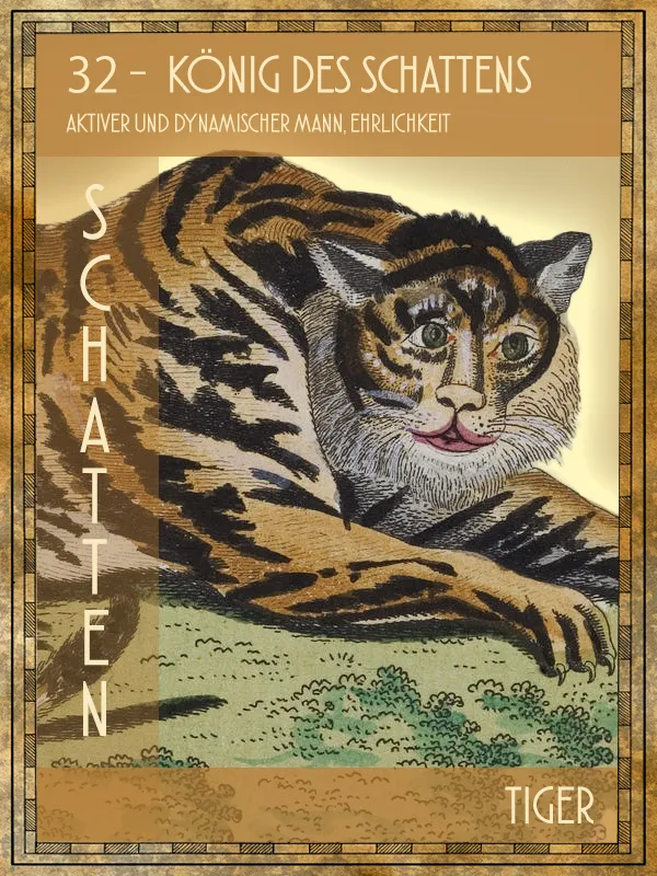 Tiger Tiertarot Tiger